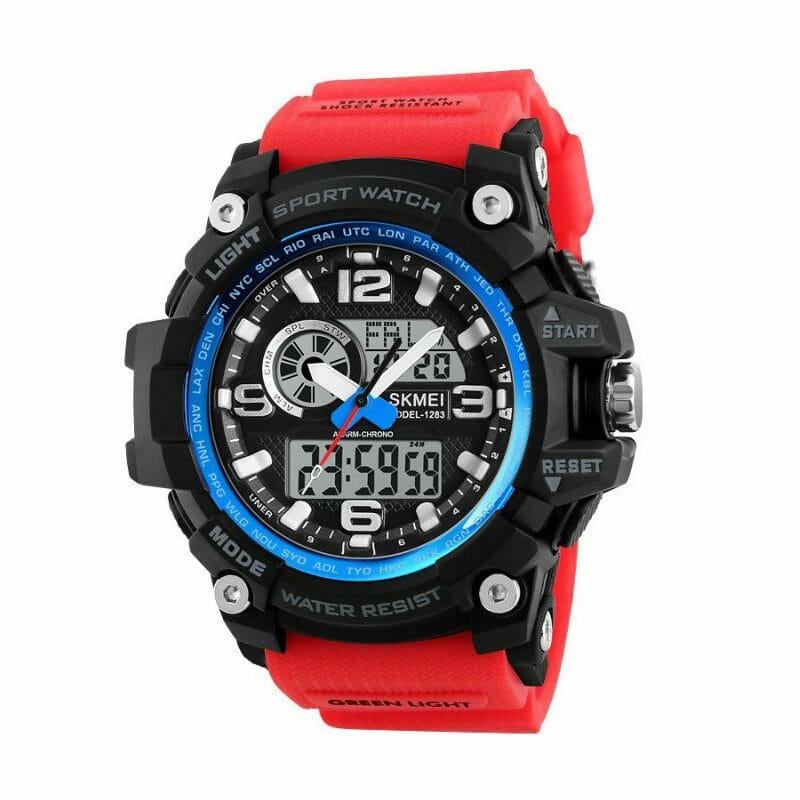Ψηφιακό/αναλογικό ρολόι χειρός – Skmei - 1283 - 012832 - Red/Blue