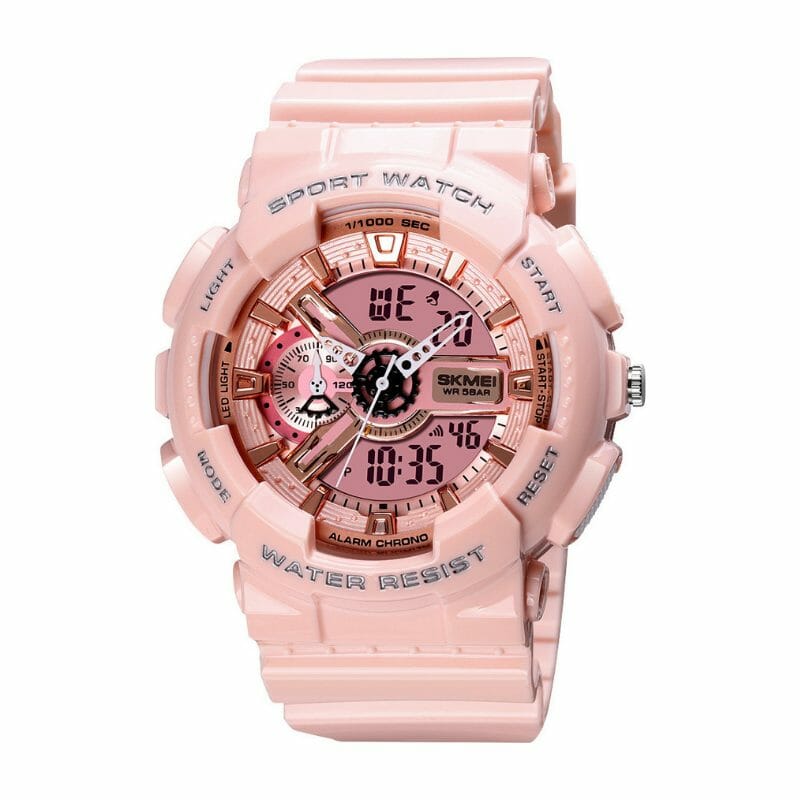 Ψηφιακό/αναλογικό ρολόι χειρός – Skmei - 1688 - 016885 - Pink