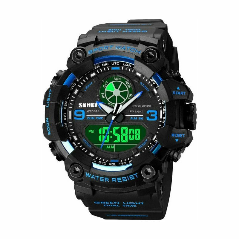 Ψηφιακό/αναλογικό ρολόι χειρός – Skmei - 1818 - 018186 - Black/Blue