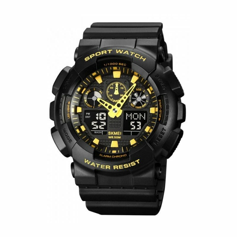 Ψηφιακό/αναλογικό ρολόι χειρός – Skmei - 1832 - 018322 - Black/Gold