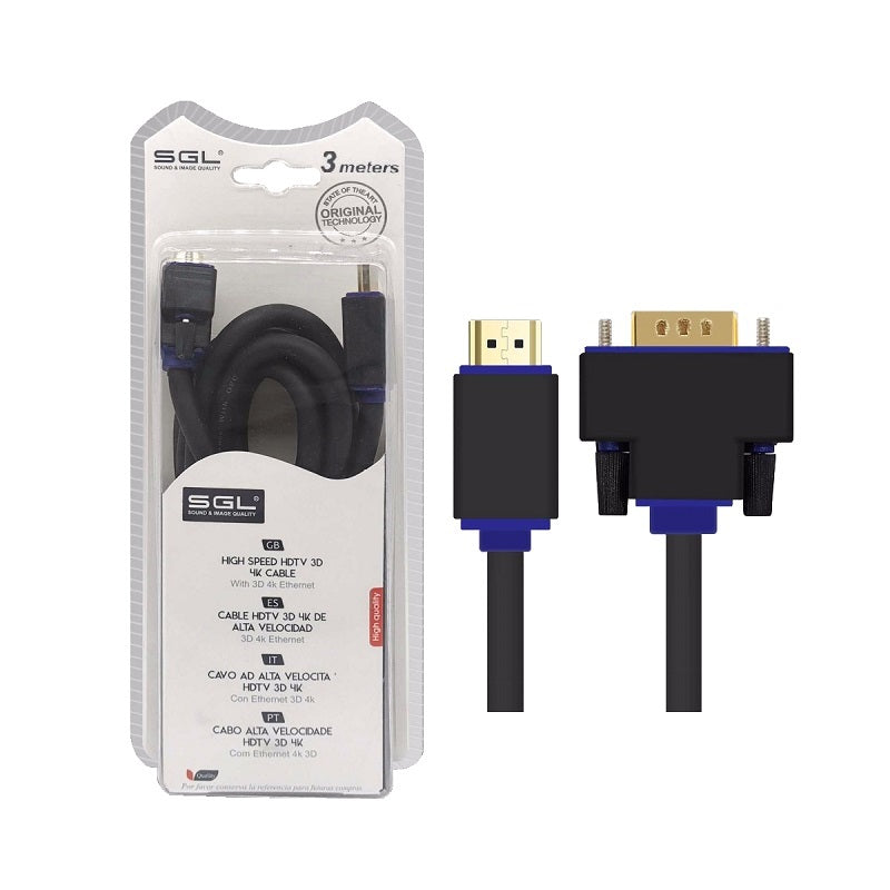 Καλώδιο HDMI σε VGA - 3m - 200424