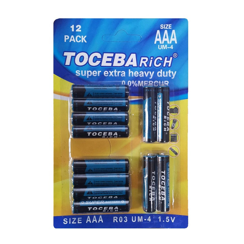 Μπαταρίες ΑΑΑ - 12pcs - 400093
