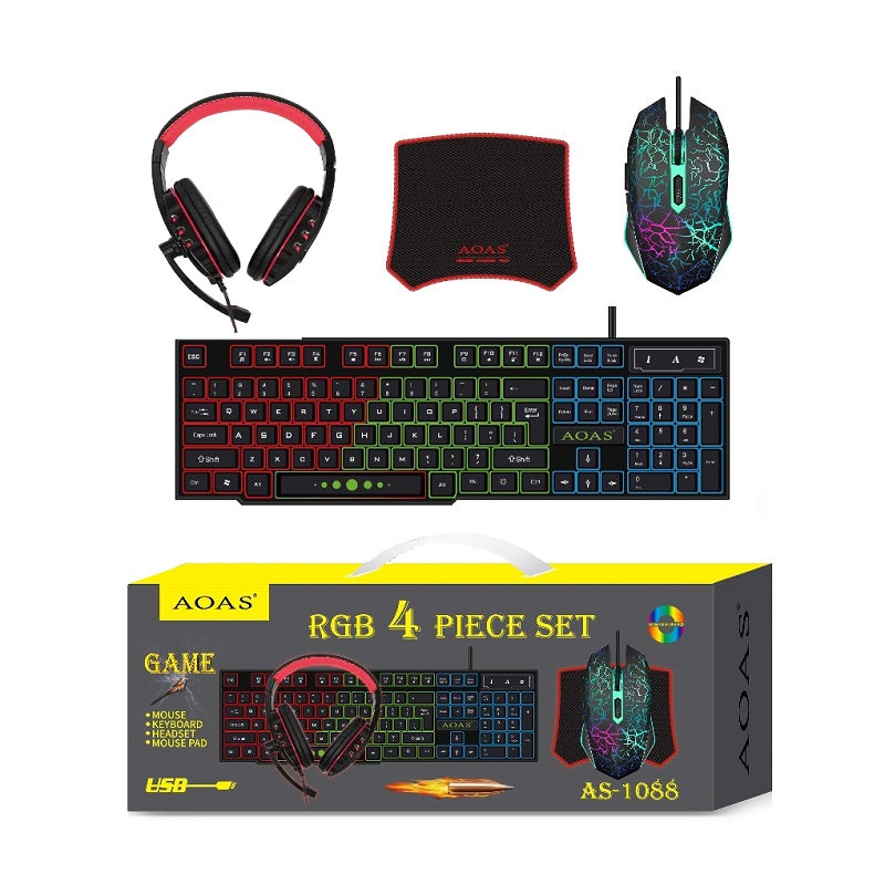 Πλήρες σετ Gaming 4 σε 1 -  AS-1088 - 651213