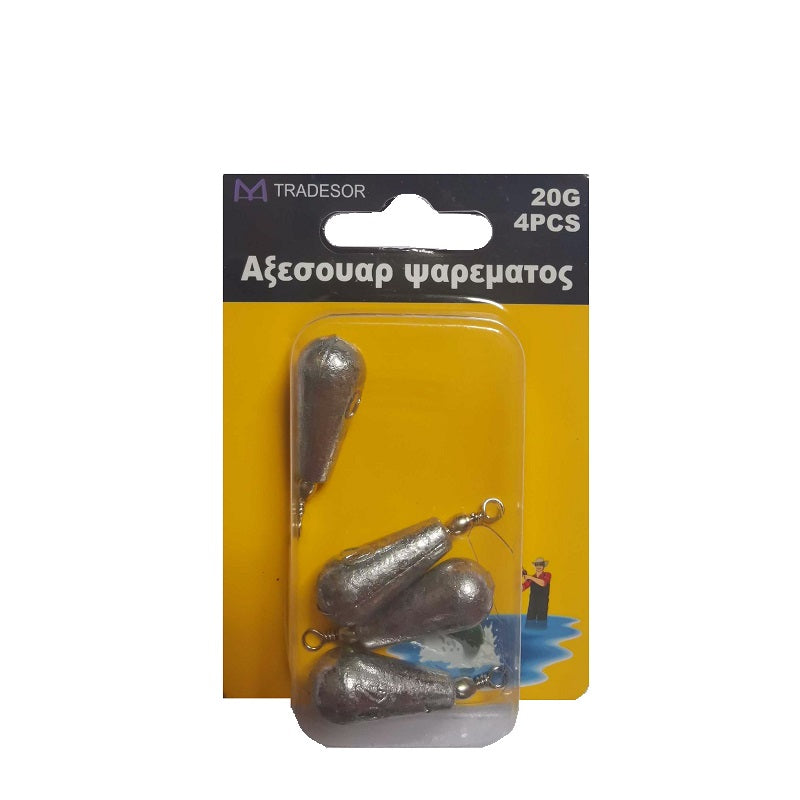 Βαρίδια αλιείας με στριφτάρι - 20gr - 30148