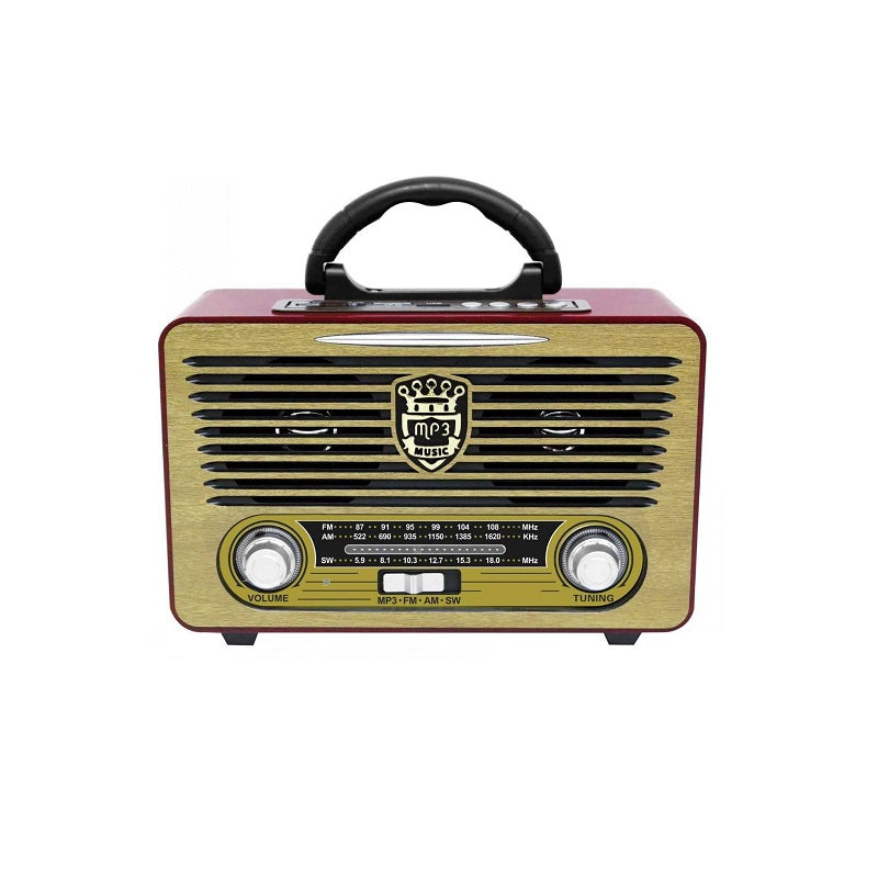 Επαναφορτιζόμενο ραδιόφωνο Retro - M115-BT - 861152