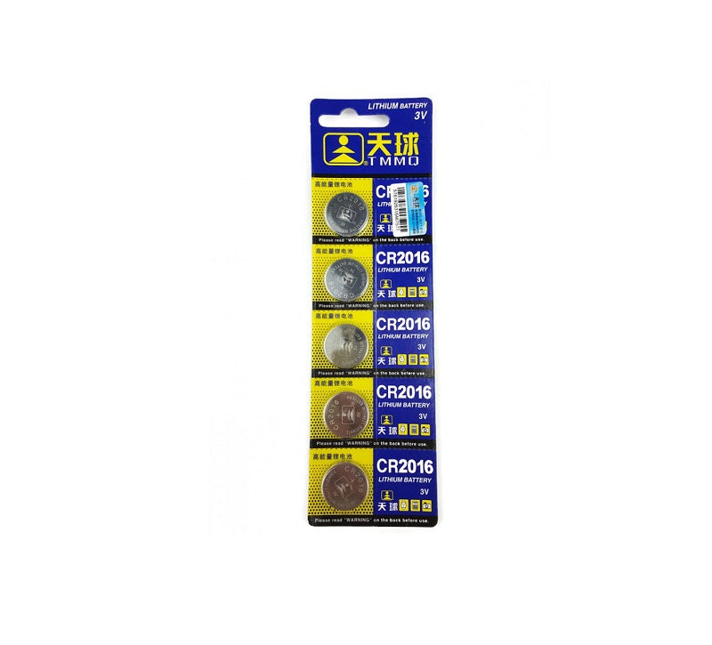 Μπαταρίες - CR2016 - 3V - 5pcs - 013384
