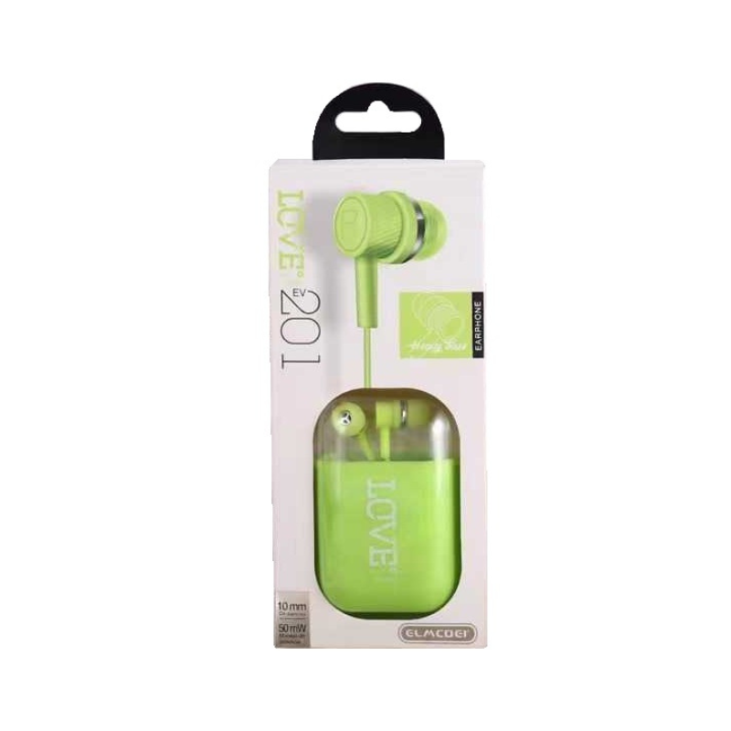 Ενσύρματα ακουστικά - EV-201 - 202012- Green