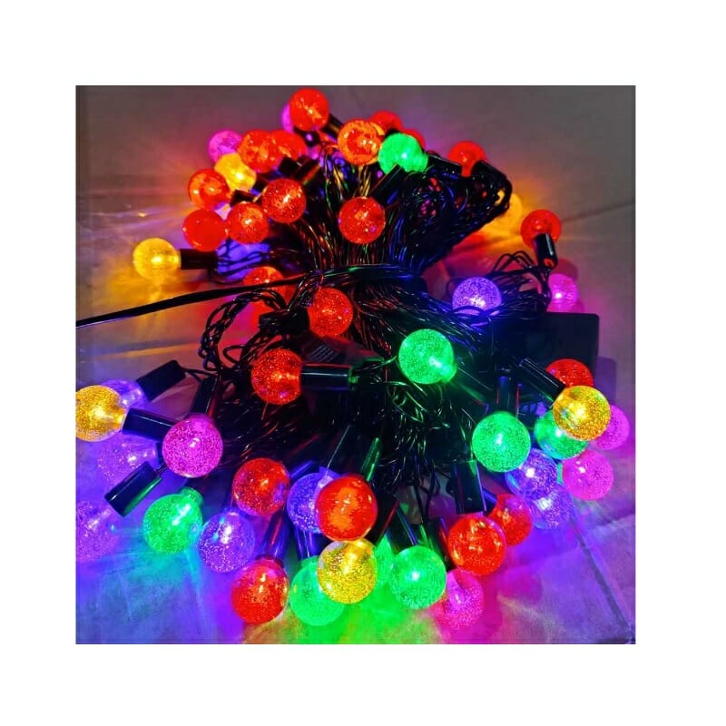 Χριστουγεννιάτικα φωτάκια Φυσαλίδα - 100 Led - RGB - 210191