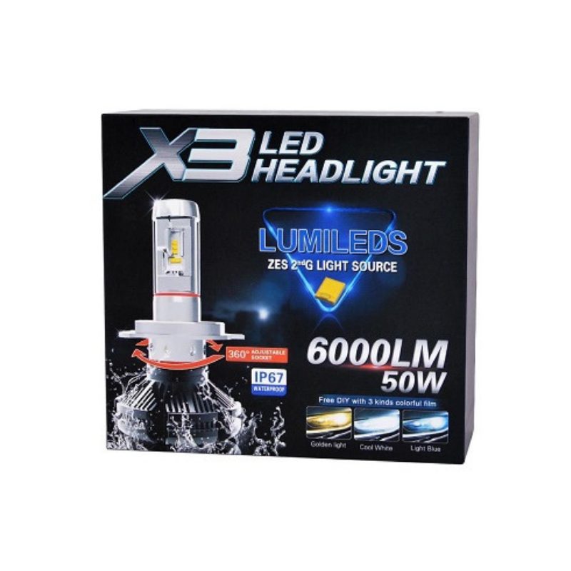 Λάμπες LED - Headlights - 9005 - X3 - 239164