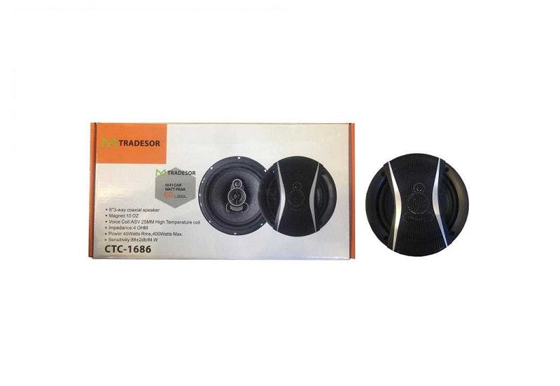 Ηχείο αυτοκινήτου - 6x2way - 400W - CTC-1686 - 001641