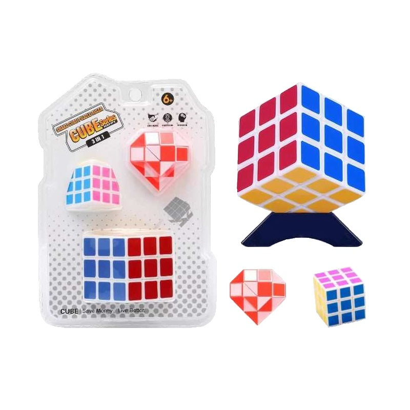 Κύβος του Ρούμπικ 3in1 - Rubik's Cube - 601 - 3pcs - 500111