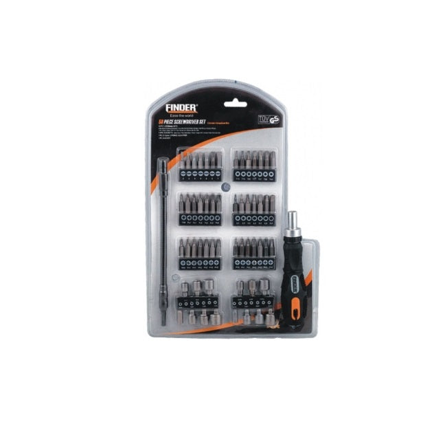 Σετ κεφαλές κατσαβιδιού 58Χ - Screwdriver Set - Finder - 193043_58