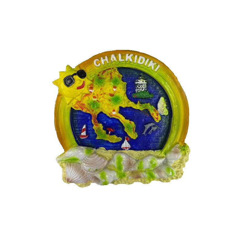 Σετ 12Χ - Πολυεστερικό μαγνητάκι - Resin Magnet - 678078