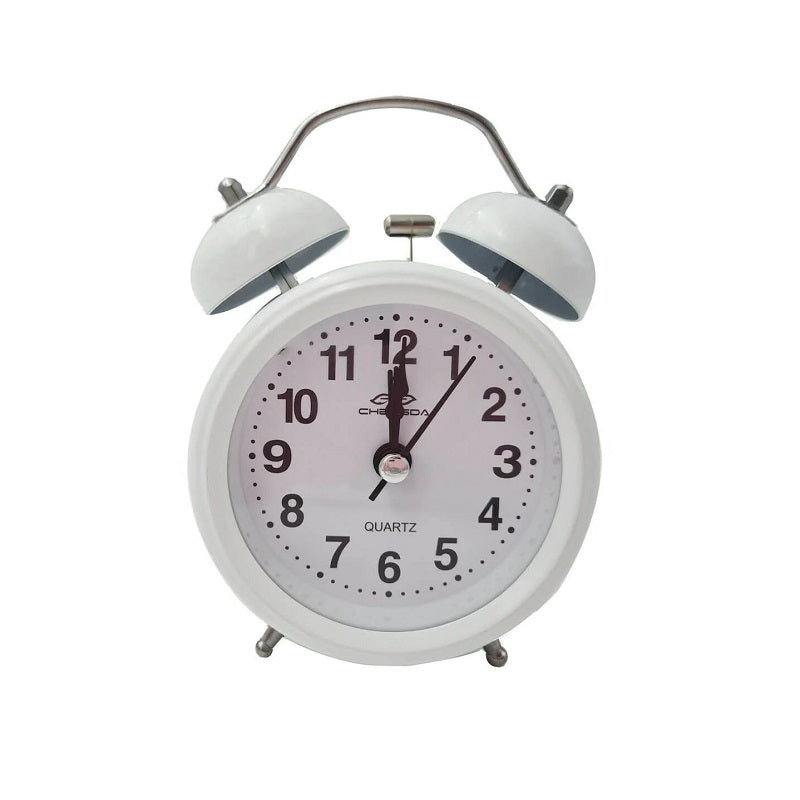 Επιτραπέζιο ρολόι-ξυπνητήρι - 8819 - 688193 - White