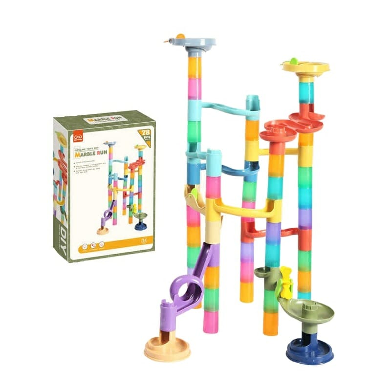 Παιχνίδι DIY τσουλήθρα με μπίλια - Marble Run - GJH-226 - 801805