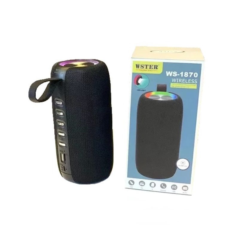Ασύρματο ηχείο Bluetooth - WS-1870 - 884874 - Black