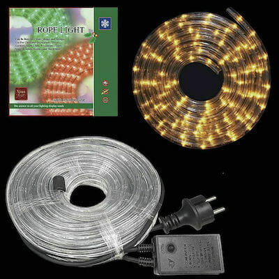 Χριστουγεννιάτικος φωτοσωλήνας LED - 20m - Warm White - 210306