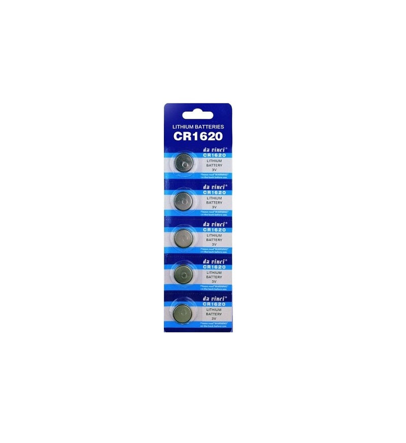 Μπαταρίες - CR1620 – 3V - 5pcs - 013630